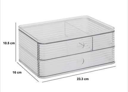 Organizador de cajones "Plastor" 23,3 x 10,5 cm - 204974