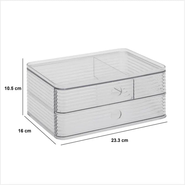 Organizador de cajones "Plastor" 23,3 x 10,5 cm - 204974
