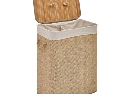 Cesta de ropa "Stemy" de 100 litros, color marrón - 204976B