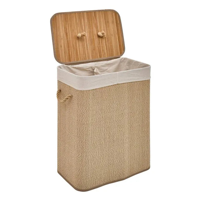 Cesta de ropa "Stemy" de 100 litros, color marrón - 204976B