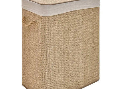 Cesta de ropa "Stemy" de 100 litros, color marrón - 204976B