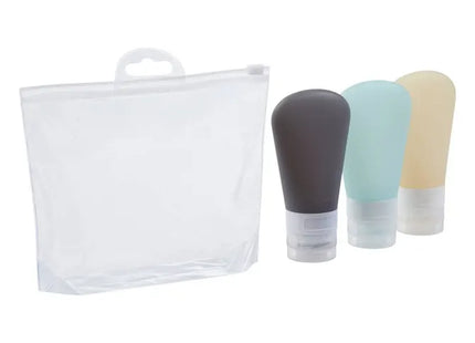 3 tubos de silicona con estuche azul, 60 ml - 204982