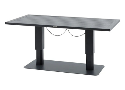 Mesa de jardín rectangular elevable SALIMIA Grafito - 205198A