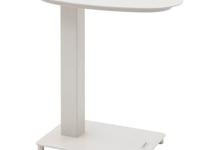 Mesa auxiliar de jardín "Venuzia" color avena 50x50cm en aluminio - 205200C