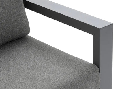 Salón de esquina de jardín ÉVASION Grafito & Honey 5 plazas  - 205240A