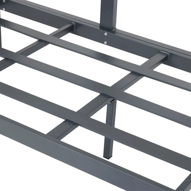 Sofá de jardín ÉVASION + 2 sillones + 1 mesita Grafito 3 plazas - 205244A