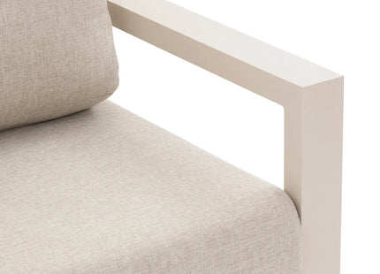 Sofá de jardín ÉVASION + 2 sillones + 1 mesita Arcilla 3 plazas - 205244B