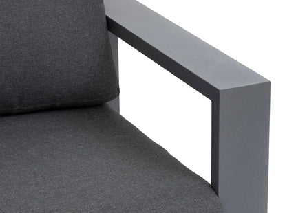 Salón de esquina de jardín ALLURE Grafito 5 plazas - 205263A