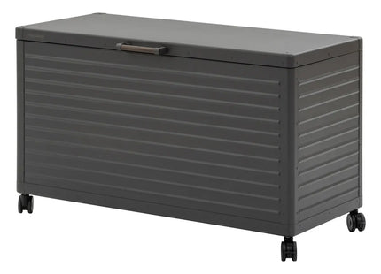 Baúl de almacenamiento "Edenio" grafito S 130x60,4x78cm en aluminio - 205270A