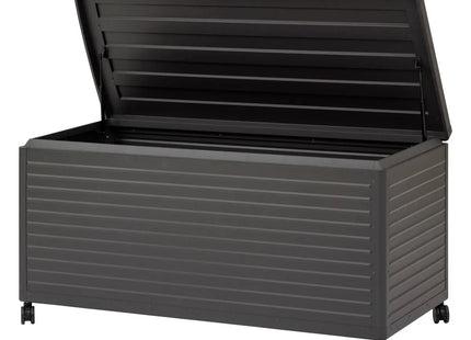 Baúl de almacenamiento "Edenio" grafito L 182,2x78x89,4cm en aluminio - 205272A