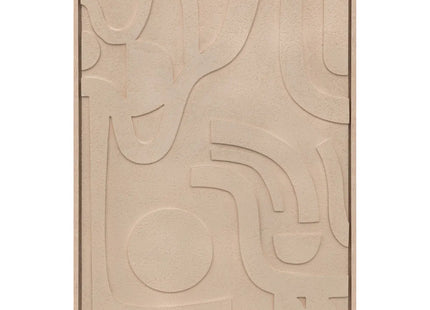 Deco de pared 3D "Azra" beige 50x70cm - 205661