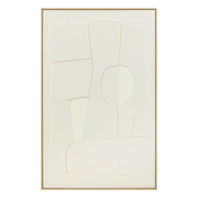 Deco de pared 3D "Yelena" blanco 116x75cm - 205662