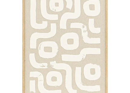 Deco de pared 3D "Disa" beige 50x70cm - 205669