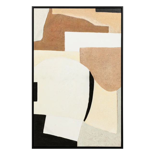 Cuadro pintado enmarcado "Hilda" 116x75cm - 205687