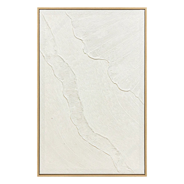 Deco de pared 3D "Kohana" blanco 116x75cm - 205694