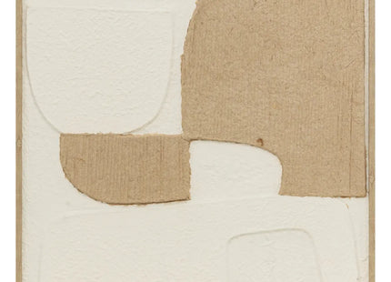 Deco de pared 3D beige "Amari" 70x70cm - 205700