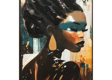 Cuadro pintado enmarcado "Isia" 100x140cm - 205712