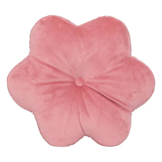 Almohada infantil  con forma de flor rosa "Amelia" de 38 cm de diámetro - 205807