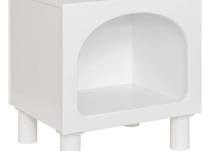 Mesita de noche con 1 compartimento "Tara" blanca - 205819