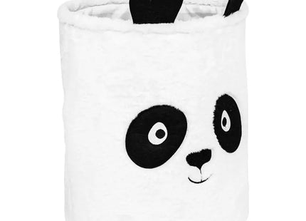 Caja de juguetes "Andy" panda en blanco y negro, 35x40 cm - 205834