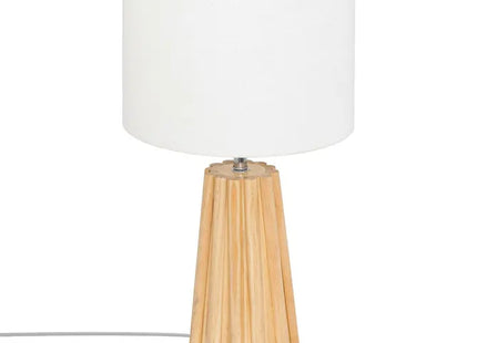 Velador de mesa "Adon" color beige, 53 cm de altura  - 205904