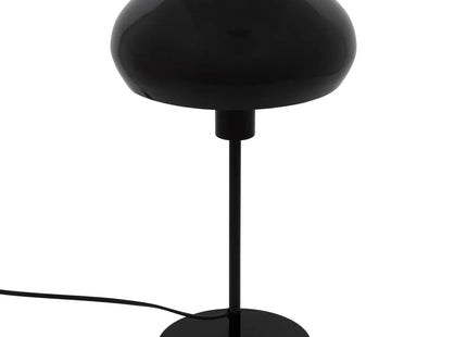 Velador de mesa "Savio" con forma de hongo negro A38cm - 205922B