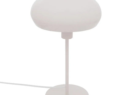 Velador de mesa "Savio" con forma de hongo blanco A38cm - 205922