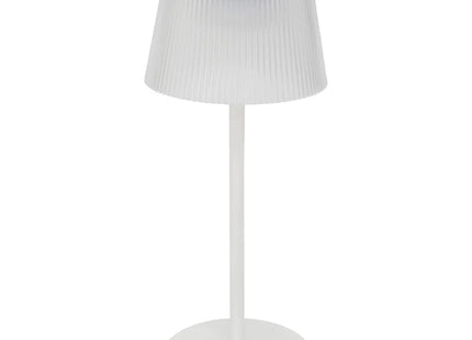 Velador solar y USB para exterior "Katy" blanca A30cm - 205935