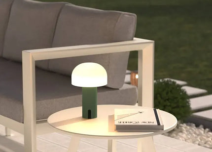 Velador LED USB para exterior "Jany" verde oliva A22cm - 205945B