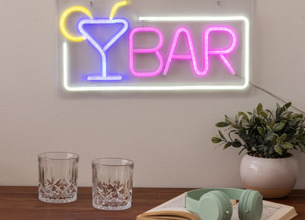 Tubo de neón LED de pared "Bar" L 42cm - 205958