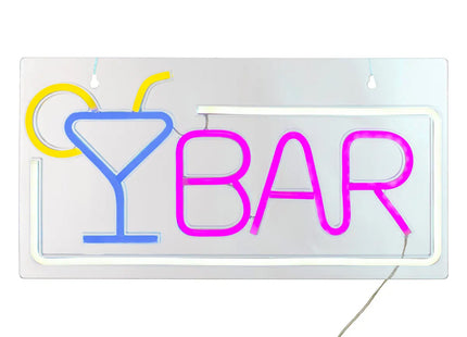 Tubo de neón LED de pared "Bar" L 42cm - 205958