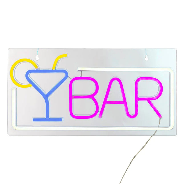 Tubo de neón LED de pared "Bar" L 42cm - 205958