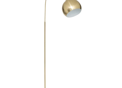 Velador de pie arqueada dorada "Floris" A177cm - 205981