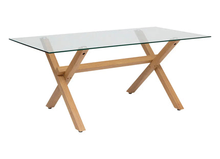 Mesa de comedor "Jorel" marrón 180x90x74,5cm - 206040A