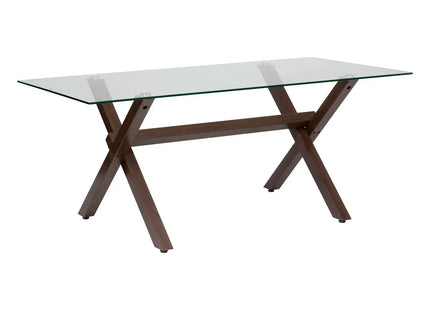 Mesa de comedor "Jorel" negro 180x90x74,5cm - 206040B