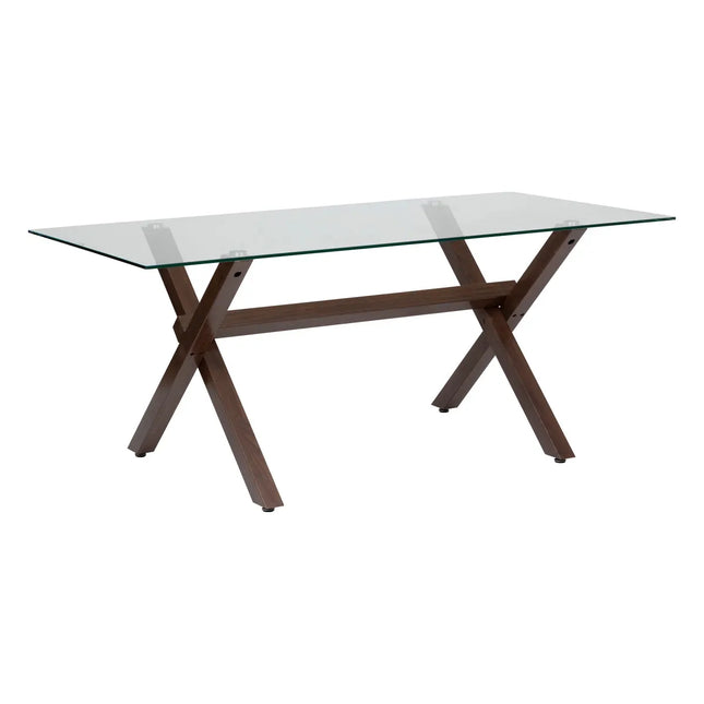 Mesa de comedor "Jorel" negro 180x90x74,5cm - 206040B