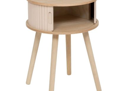 Mesita de noche "Nysos" color crema con dos puertas  54x40 cm - 206052A