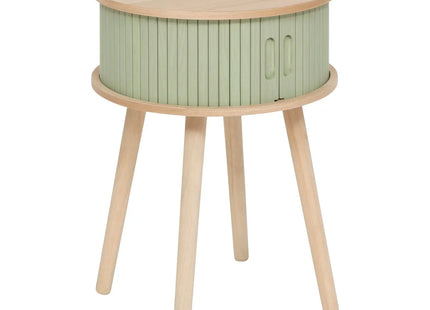 Mesita de noche "Nysos" color verde oliva con dos puertas  54x40 cm - 206052B