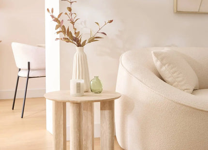 Mesa auxiliar "Anaya" beige 50,5x50,5cm - 206073