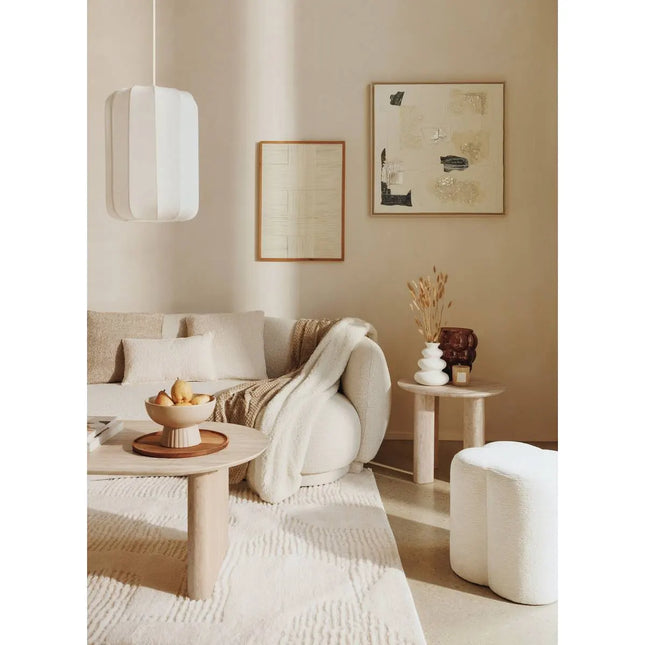 Mesa auxiliar "Anaya" beige 50,5x50,5cm - 206073