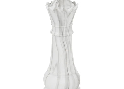 Piezas de ajedrez decorativas "Olen" gris A26,5cm - 206145