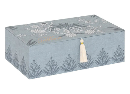 Caja para costura "Wild" azul claro 30x18,5cm - 206163