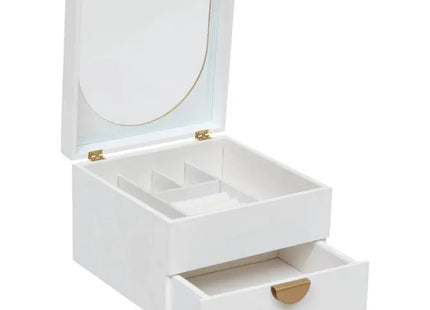 Caja de joyería de madera blanca "Wild", 20x20cm - 206166