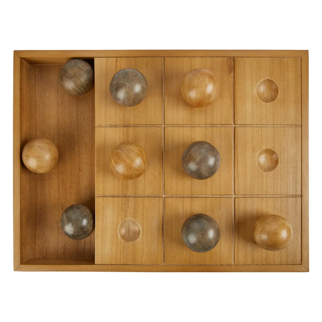 Tres en raya "Jehan" pino marrón 40x30cm - 206215