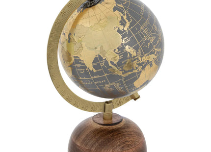 Globo decorativo "Afonso" 24 cm de alto, base de madera de mango  - 206221