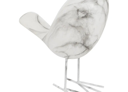 Estatuilla de pájaro blanco "Olen" A19cm - 206222