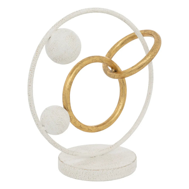 Decoración de mesa blanca "Rob" A30cm - 206225