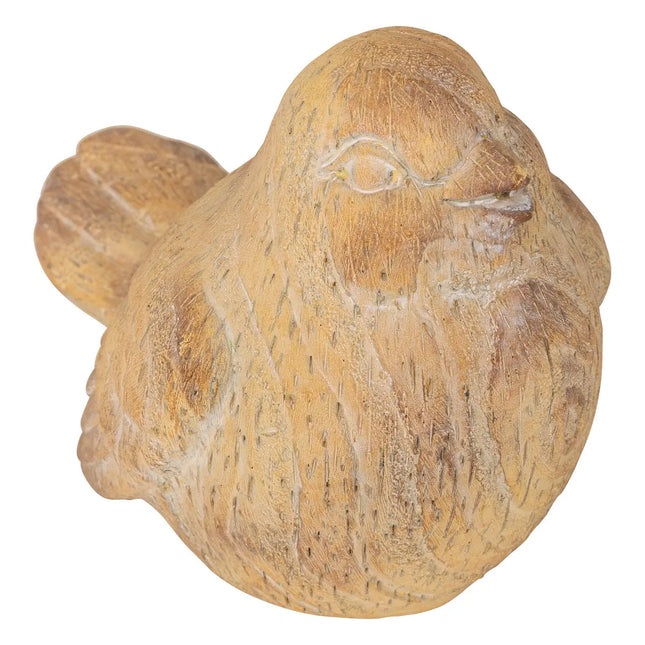 Estatuilla de pájaro "Birdy" beige A13,5cm - 206235