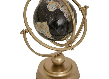 Globo "Bota" 25 cm de alto metal dorado - 206257