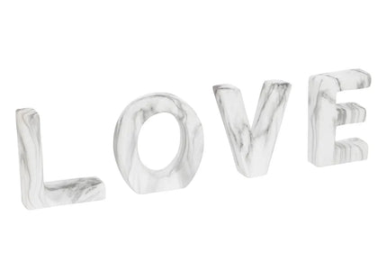 Palabra deco LOVE "Olen" en gris L60cm - 206258